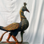 Handcrafted Wooden Peacock Sculpture – 2.5 ft Vibrant Home Décor & Statement Piece - Image 8