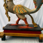 Handcrafted Wooden Peacock Sculpture – 2.5 ft Vibrant Home Décor & Statement Piece - Image 6