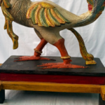 Handcrafted Wooden Peacock Sculpture – 2.5 ft Vibrant Home Décor & Statement Piece - Image 7