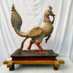Handcrafted Wooden Peacock Sculpture – 2.5 ft Vibrant Home Décor & Statement Piece - Image 8