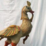 Handcrafted Wooden Peacock Sculpture – 2.5 ft Vibrant Home Décor & Statement Piece - Image 9