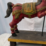 1.8 Ft Hand Carved Teak Wood Jumping Horse Figurine – Majestic Luxury Home & Garden Décor - Image 7