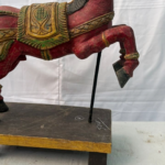 1.8 Ft Hand Carved Teak Wood Jumping Horse Figurine – Majestic Luxury Home & Garden Décor - Image 9