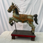 1.8 Ft Hand Carved Teak Wood Jumping Horse Figurine – Majestic Luxury Home Décor - Image 12