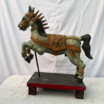 1.8 Ft Hand Carved Teak Wood Jumping Horse Figurine – Majestic Luxury Home Décor - Image 11