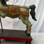 1.8 Ft Hand Carved Teak Wood Jumping Horse Figurine – Majestic Luxury Home Décor - Image 9