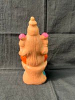 Divine & Auspicious 8 Inch Goddess Lakshmi Terracotta Idol – Handmade Golu Doll for Wealth, Prosperity & Positive Energy - Image 4