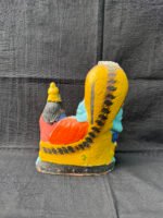 Divine Harmony 8 Inch Vishnu & Lakshmi Reclining on Sheshnaag – Artisan Terracotta Golu Doll for Prosperity & Eternal Blessings - Image 4