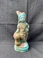 Divine Blessings Krishna Terracotta Idol – 9 Inch Handmade Golu Doll for Festive Décor
