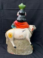 Elegant Krishna with Two Cows Terracotta Idol (19 Inch) – Traditional Golu Doll for Divine Ambience - Image 4