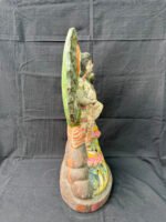 Divine 19 Inch Lord Kartikey on Peacock – Majestic Terracotta Idol | Handcrafted Clay Golu Doll for Auspicious Decor - Image 3