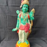 Radiant 20 Inch Lord Ram Terracotta Idol – Artistic Handcrafted Clay Sculpture | Auspicious Golu Doll for Positive Vibes