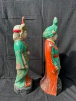 Majestic 18-Inch King & Queen Terracotta Idol – Handcrafted Royal Clay Golu Doll for Elegant Decor - Image 3