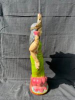 Elegant 17-Inch Lakshmi Terracotta Idol – Beautiful Handcrafted Clay Golu Doll for Festive Decor - Image 3