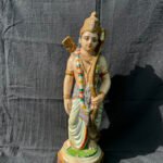 Divine 16-Inch Lakshman Terracotta Idol – Handcrafted Clay Golu Doll for Spiritual & Festive Decor