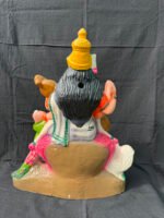 Divine 19-Inch Goddess Saraswati Terracotta Idol – Elegant Clay Golu Doll for Spiritual Decor - Image 4