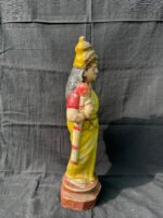 Stunning 16-Inch Terracotta Golu Doll – Handcrafted Clay Figure for Elegant Home & Festive Decor - Image 3