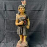 Majestic 22-Inch Terracotta Golu Doll – Handcrafted Clay Figure for Grand Festive & Home Decor
