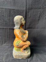 Radiant 11-Inch Terracotta Figure – Artisan Handcrafted Clay Golu Doll for Festive Charm - Image 3