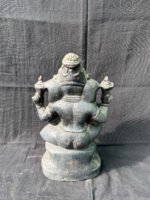 Divine 10-Inch Lord Ganesha Terracotta Idol – Handcrafted Clay Golu Doll for Auspicious Festive Decor & Positive Energy - Image 2