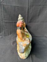 Elegant 10-Inch Terracotta Idol – Premium Handmade Clay Golu Doll for Festive, Pooja & Traditional Home Decor - Image 3
