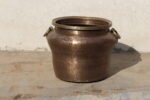 Antique Brass Ganglam Planter: Majestic 19-Inch Vintage Hand-Hammered Masterpiece Vessel - Image 2