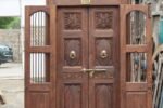 Luxury 8.11 Ft Wooden Double Door – Durable, Handcrafted Design with Timeless Appeal - Image 9