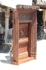 7 Feet Majestic Antique South Indian Door – Timeless Heritage & Exquisite Craftsmanship - Image 5