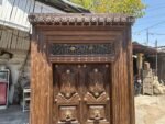 Luxurious 7.5 Feet Antique Indian Wooden Door – Intricately Carved South Indian Heritage Masterpiece - Image 13