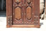Magnificent 7.8 Feet Antique South Indian Wooden Door – Grand Hand-Carved Teak Wood Heritage Masterpiece for Luxurious Entrances - Image 4