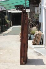 Magnificent 7.8 Feet Antique South Indian Wooden Door – Grand Hand-Carved Teak Wood Heritage Masterpiece for Luxurious Entrances - Image 5