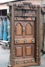 Premium 8.1 Ft South Indian Wooden Door – Elegant, Durable & Timeless Craftsmanship - Image 14