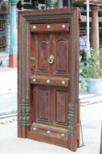 Majestic 7 Feet South Indian Wooden Main Door – Strong, Stylish & Long-Lasting - Image 5