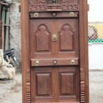 Stunning 8.3 Ft Traditional South Indian Wooden Door – Rich Heritage & Lasting Strength
