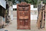 Stunning 8 Ft Traditional South Indian Wooden Door – Rich Heritage & Superior Strength - Image 2