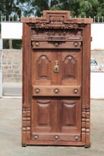 Stunning 8 Ft Traditional South Indian Wooden Door – Rich Heritage & Superior Strength - Image 3