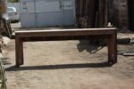 9 feet Long Wooden Console Table- Hard Wood Hand Crafted Side Table - Image 9