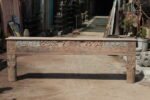 Traditional Wooden Console Table: 9 ft Reclaimed Teak Side Table Masterpiece - Image 8