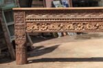 Traditional Large Wooden Console Table: 9 ft Reclaimed Teak Side Table Masterpiece - Image 4
