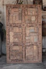 Grand Reclaimed Teak Wall Panel – 5.3 ft Rustic Luxury Wall Décor - Image 2