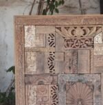 Wooden Reclaimed Carving Block Wall Panel - 59 Inch Rustic Luxury Wall Décor - Image 5