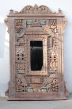 Reclaimed Carving Block Wall Panel-  5.8 ft Vintage Wall Decor Pieces - Image 5