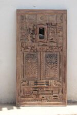 Reclaimed Carving Block Wall Panel-  6 ft Vintage Wall Decor Pieces - Image 2