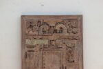 Wooden Reclaimed Carving Block Wall Panel - 5.7 ft Rustic Luxury Wall Décor - Image 3