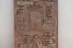 Wooden Reclaimed Carving Block Wall Panel - 5.7 ft Rustic Luxury Wall Décor - Image 4