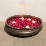 35 Inch Wide Vintage Brass Urli (Varpu)