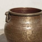 Antique Brass Hand Hammered Vessel – 1.6 ft Authentic Vintage Water Pot Home Décor Planter - Image 5