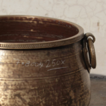 Premium Antique Brass Planter – 1.2 ft Tall Vintage Hammered Water Vessel for Decor - Image 4