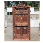 Stunning 8 Ft Traditional South Indian Wooden Door – Rich Heritage & Superior Strength