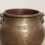 Antique Brass Hand Hammered Vessel – 1.6 ft Authentic Vintage Water Pot Home Décor Planter - Image 3